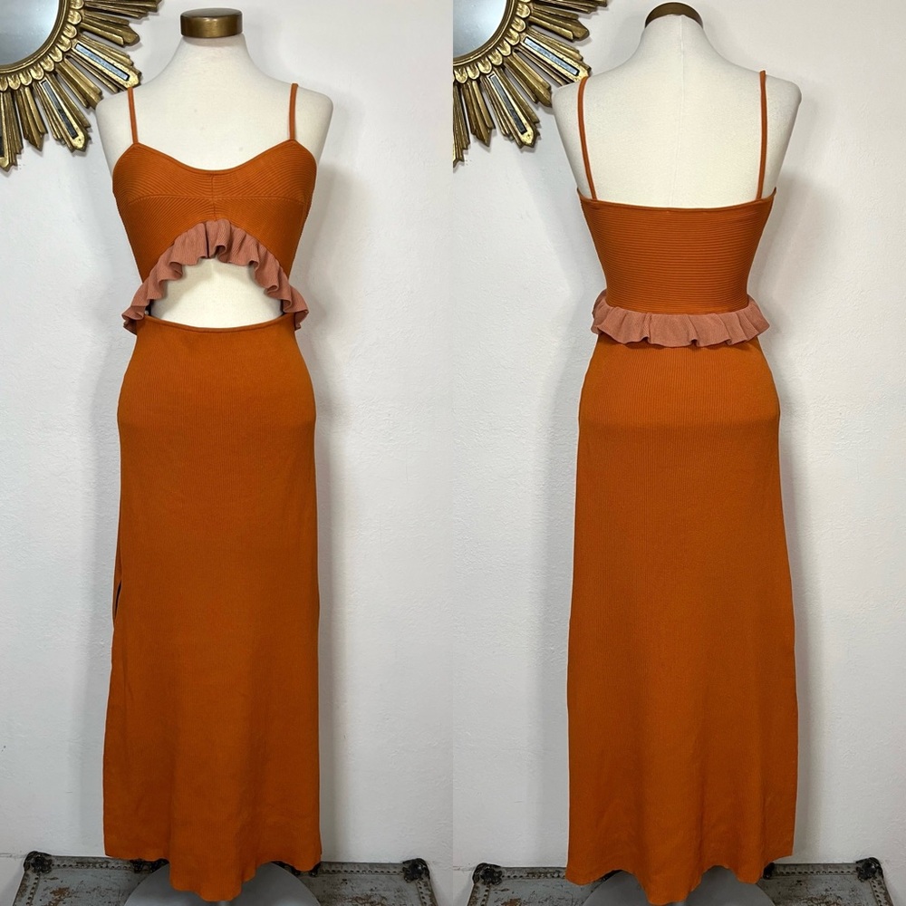 Mon Renn Calypso Knit Midi Dress